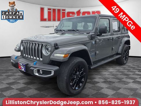 Used 2023 Jeep Wrangler Unlimited Sahara w/ Cold Weather Group AWD/4WD image 1