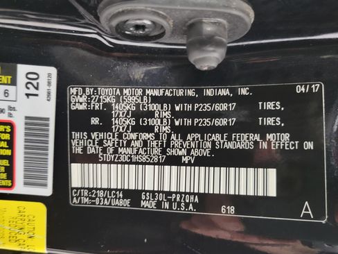 Used 2017 Toyota Sienna XLE Premium FWD image 30