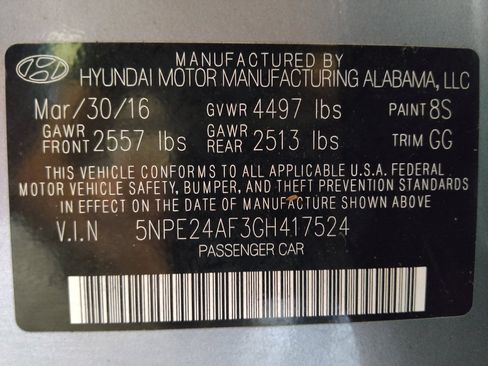 Used 2016 Hyundai Sonata SE FWD image 33