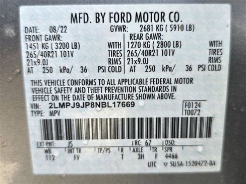 Used 2022 Lincoln Nautilus Black Label image 23