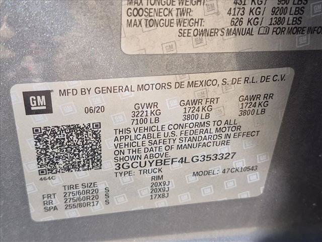 Used 2020 Chevrolet Silverado 1500 Custom w/ Custom Value Package AWD/4WD image 24