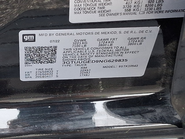 Used 2022 GMC Sierra 1500 Denali w/ Denali Reserve Package AWD/4WD image 32