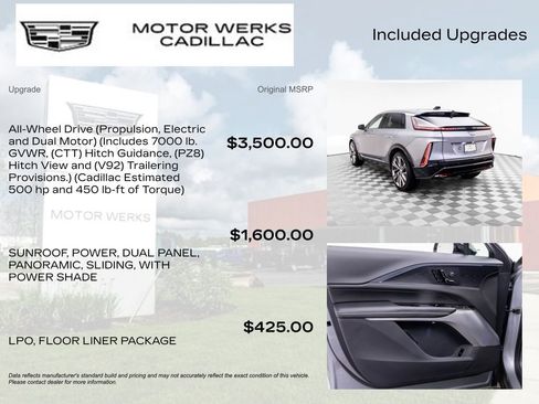 Certified 2025 Cadillac Lyriq Luxury w/ LPO, Floor Liner Package AWD/4WD image 9