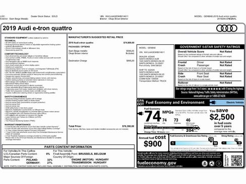 Used 2019 Audi e-tron Premium Plus image 2