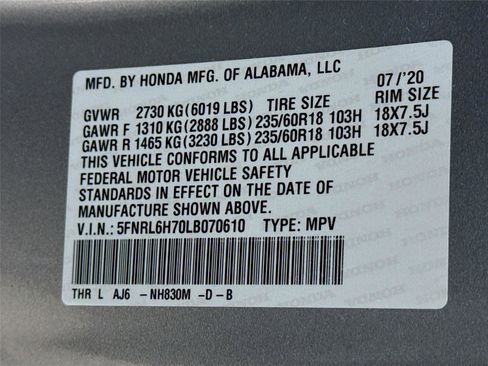 Used 2020 Honda Odyssey EX-L image 24