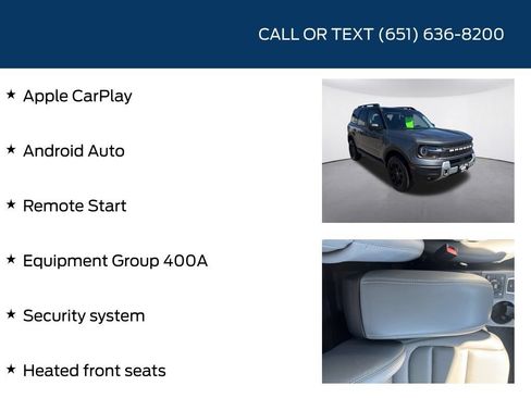 Certified 2025 Ford Bronco Sport Badlands AWD/4WD image 6