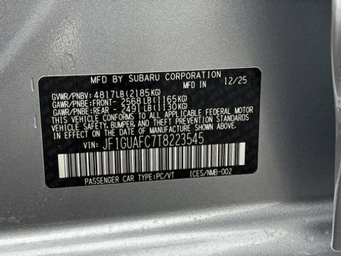 New 2026 Subaru Impreza 2.0i Sport AWD/4WD image 27