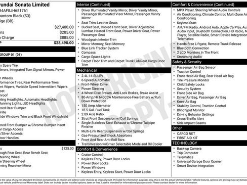 Used 2018 Hyundai Sonata Limited image 29