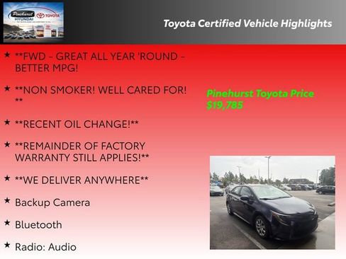 Used 2022 Toyota Corolla LE FWD image 15