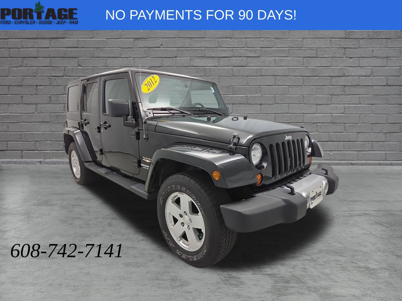 Used 2012 Jeep Wrangler Unlimited Sahara w/ Connectivity Group AWD/4WD image 1