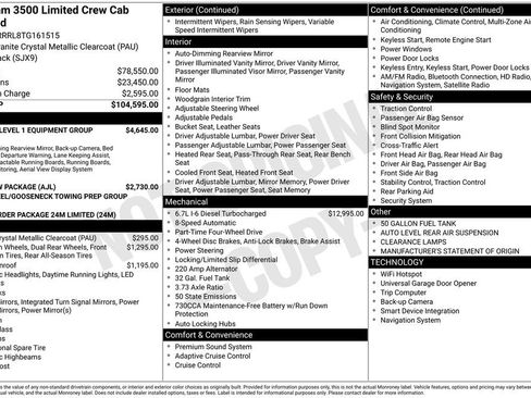 New 2026 RAM 3500 Limited AWD/4WD image 9