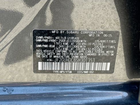 Certified 2025 Subaru Crosstrek 2.0i Premium image 45