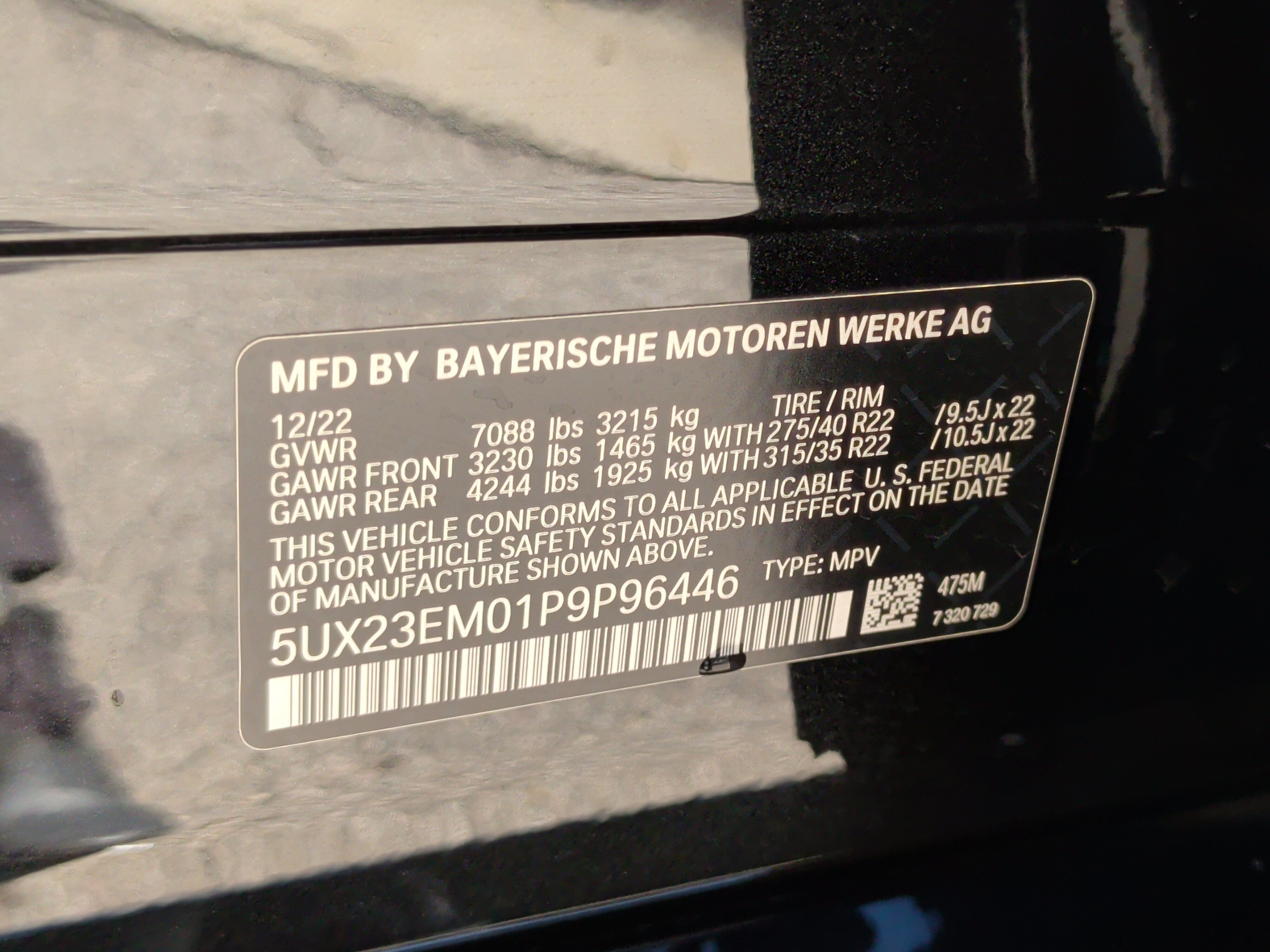 Used 2023 BMW X7 xDrive40i w/ M Sport Package AWD/4WD image 47