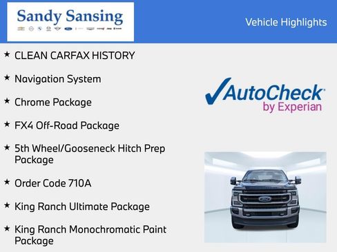 Used 2021 Ford F350 King Ranch w/ King Ranch Ultimate Package AWD/4WD image 10