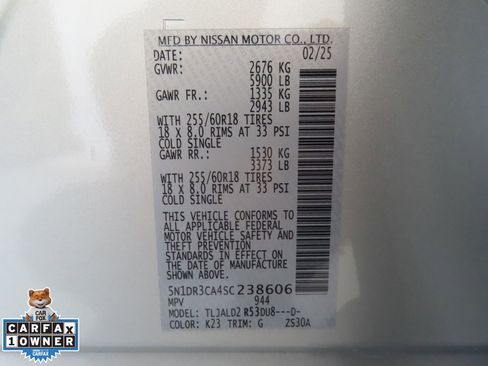 Used 2025 Nissan Pathfinder SL image 32