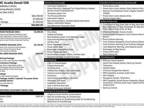 Used 2025 GMC Acadia Denali w/ Super Cruise Package image 3