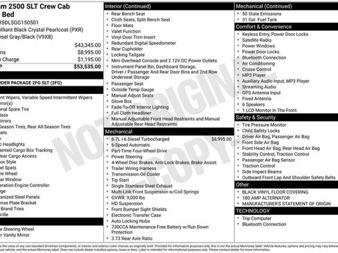 Used 2016 RAM 2500 SLT image 11