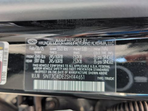 Certified 2025 Hyundai Santa Cruz SEL image 35