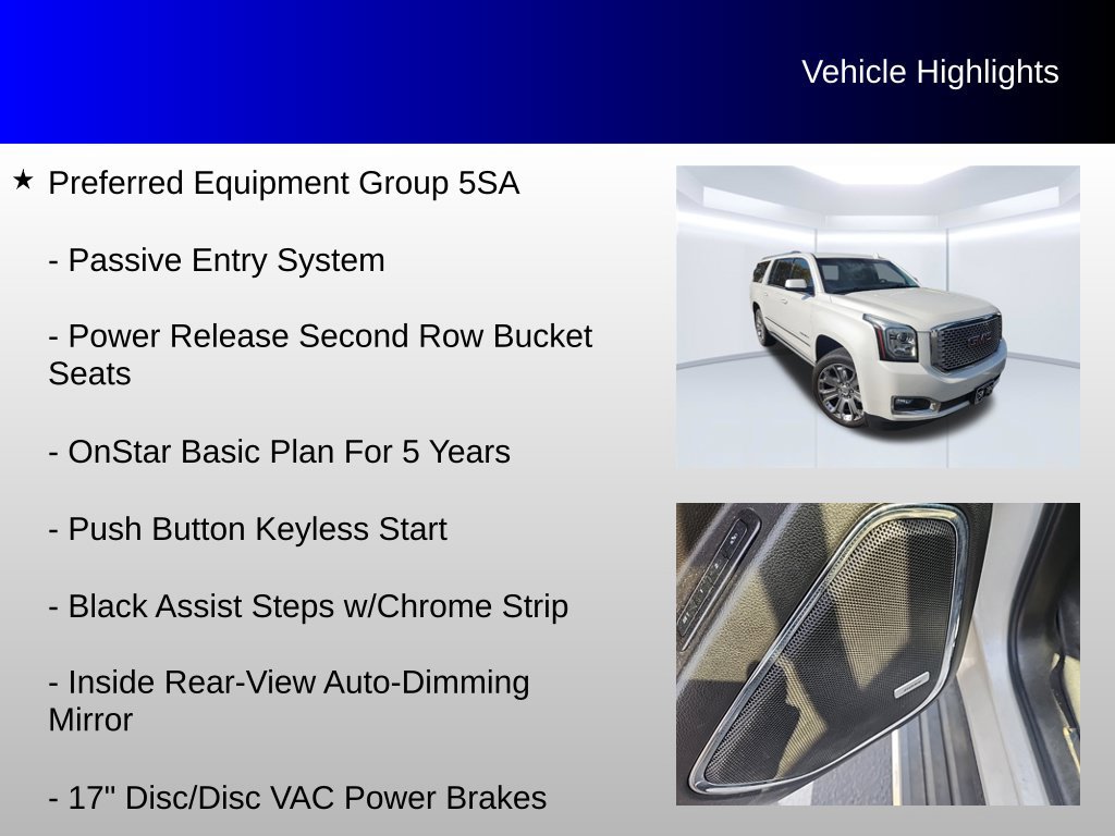 Used 2016 GMC Yukon XL Denali w/ Open Road Package AWD/4WD image 12