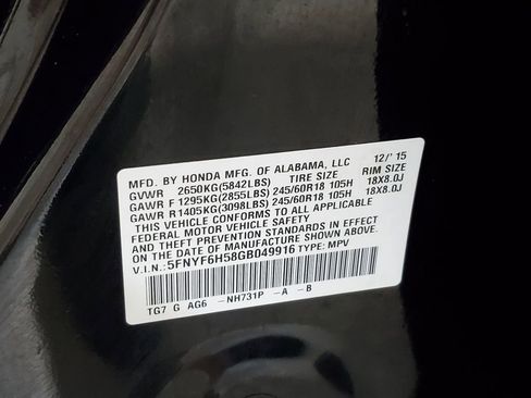 Used 2016 Honda Pilot EX-L image 44