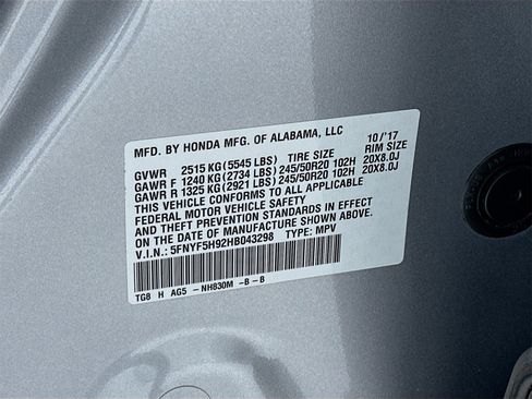 Used 2017 Honda Pilot Touring image 37