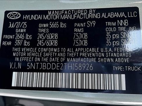 Certified 2026 Hyundai Santa Cruz SEL AWD/4WD image 8