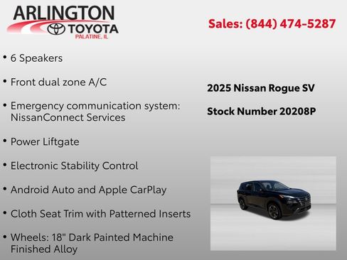 Used 2025 Nissan Rogue SV AWD/4WD image 2