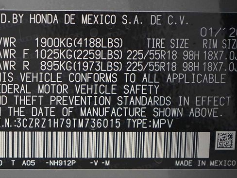 New 2026 Honda HR-V EX-L image 21