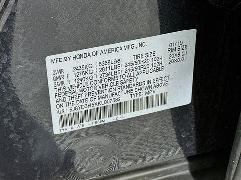 Used 2019 Acura MDX FWD w/ Technology Package image 12