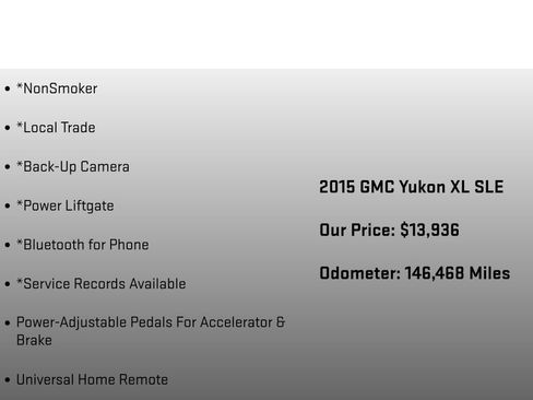 Used 2015 GMC Yukon XL SLE w/ Convenience Package image 18