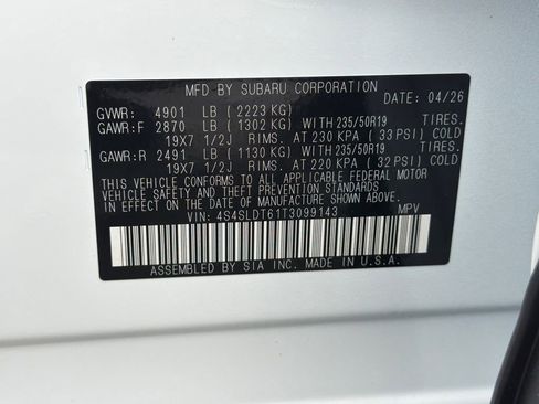 New 2026 Subaru Forester Touring AWD/4WD image 31