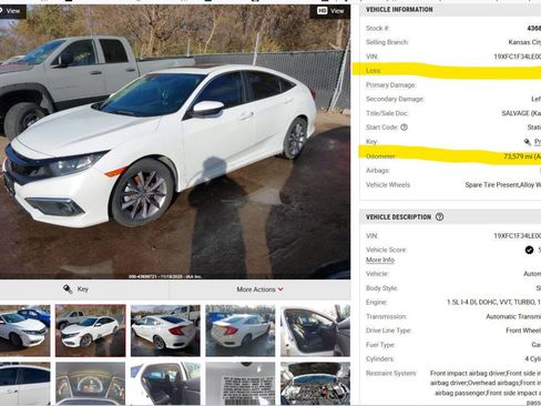 Used 2020 Honda Civic EX image 20