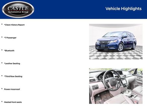 Used 2016 Honda Odyssey EX-L image 3