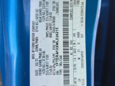 Used 2021 Ford Ranger XLT w/ Equipment Group 302A High AWD/4WD image 8
