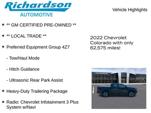 Used 2022 Chevrolet Colorado Z71 AWD/4WD image 11