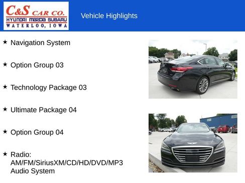 Used 2015 Hyundai Genesis 3.8 w/ Option Group 04 AWD/4WD image 7