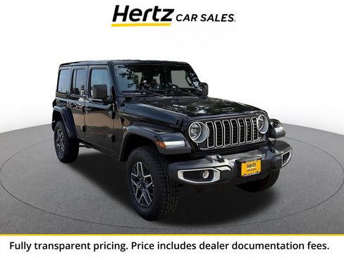 Used 2025 Jeep Wrangler Unlimited Sahara AWD/4WD image 1