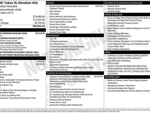New 2026 GMC Yukon XL Elevation w/ Elevation Premium Package AWD/4WD image 2