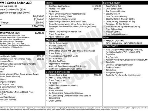 Used 2020 BMW 330i Sedan w/ Convenience Package image 1