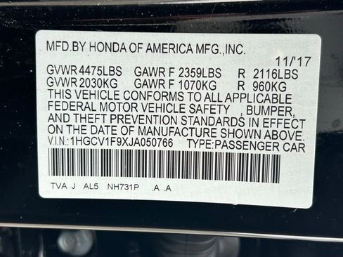 Used 2018 Honda Accord Touring image 15