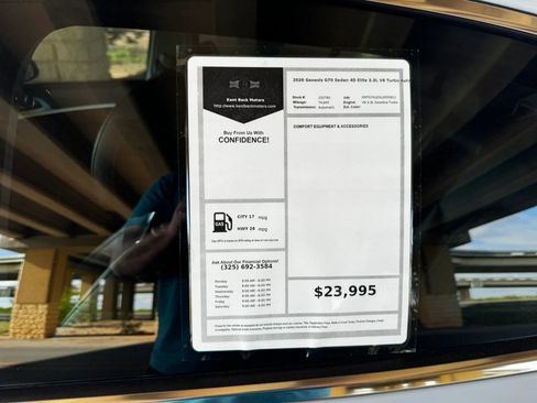 Used 2020 Genesis G70 3.3T w/ Elite Package image 32