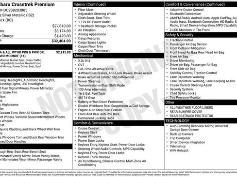 Used 2025 Subaru Crosstrek 2.0i Premium image 8