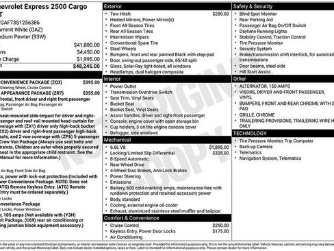 New 2025 Chevrolet Express 2500 w/ Driver Convenience Package image 7