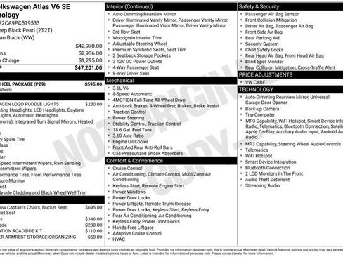 Used 2023 Volkswagen Atlas SE w/ Black Wheel Package image 21