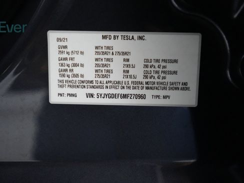 Used 2021 Tesla Model Y Performance image 30