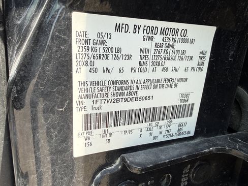 Used 2013 Ford F250 Lariat w/ Lariat Ultimate Pkg AWD/4WD image 5