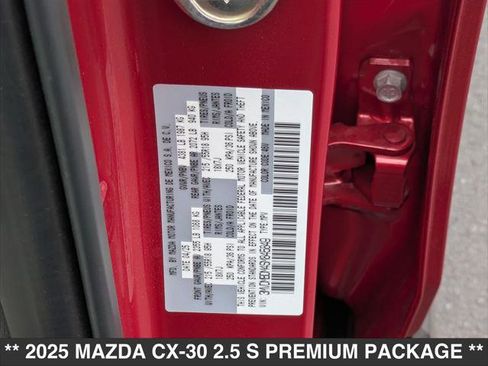 New 2025 MAZDA CX-30 AWD 2.5 S w/ Premium Package image 15
