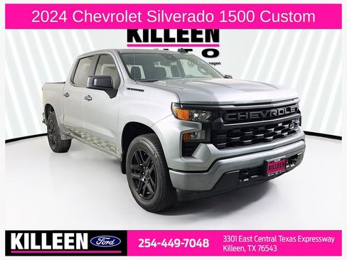 Used 2024 Chevrolet Silverado 1500 Custom w/ LPO, Dark Essentials Package image 1