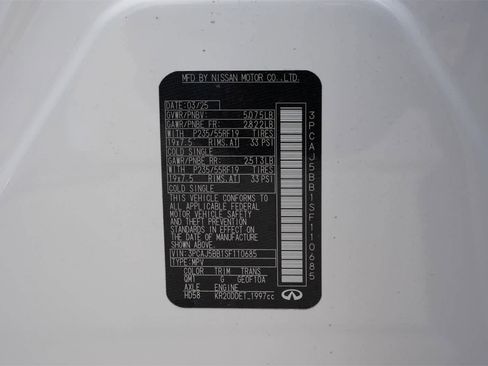 Certified 2025 INFINITI QX50 Luxe image 26