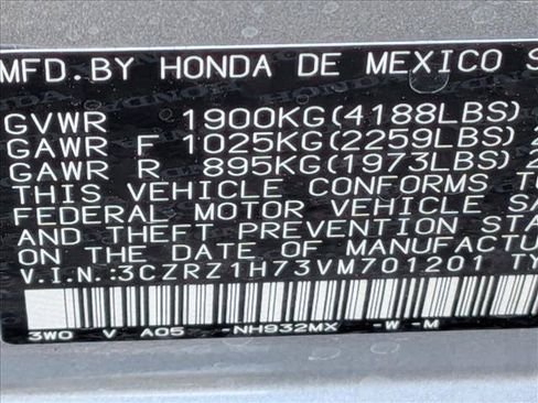 New 2027 Honda HR-V EX-L image 16